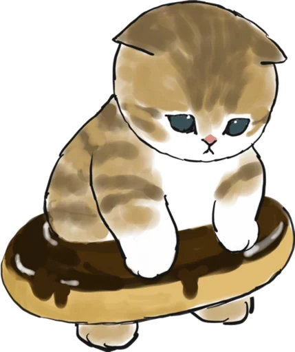 🍩 Стикер «Kittens mofu_sand 3» для Telegram
