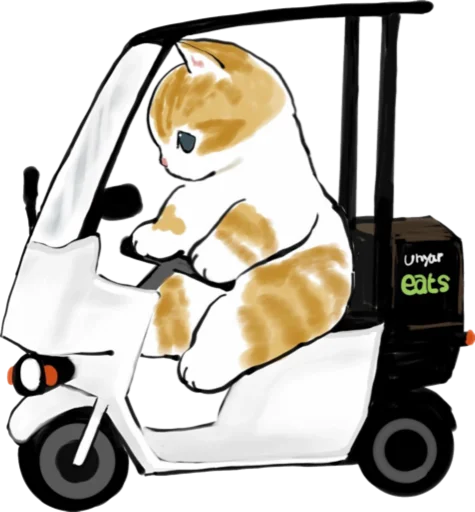 🛺 Стикер «Kittens mofu_sand 3» для Telegram