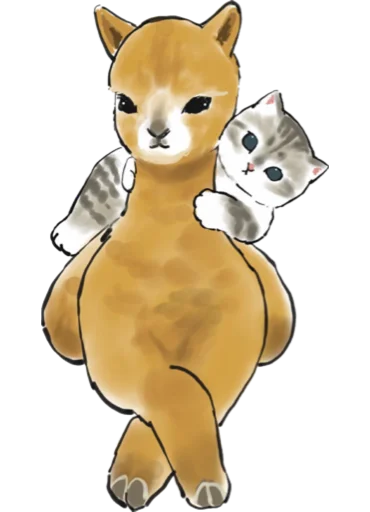 🦙 Стикер «Kittens mofu_sand 3» для Telegram