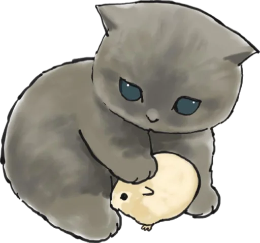 🥺 Стикер «Kittens mofu_sand 3» для Telegram