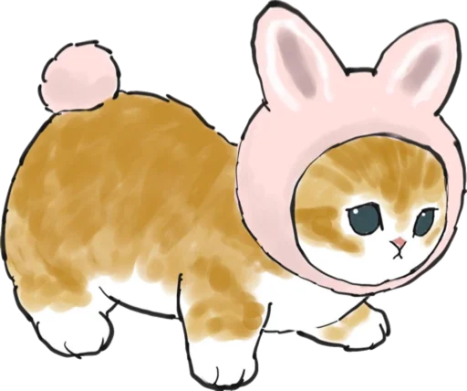 🐰 Стикер «Kittens mofu_sand 3» для Telegram