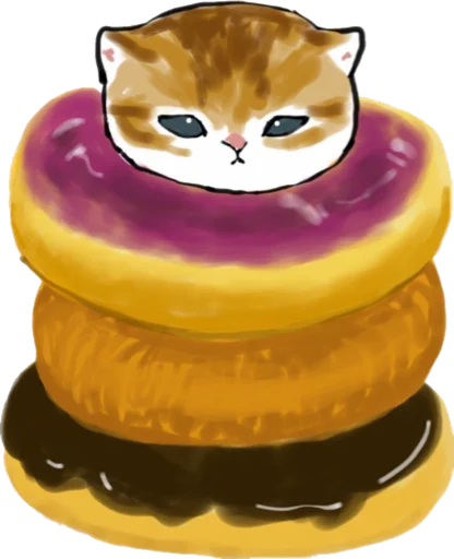 🍩 Стикер «Kittens mofu_sand 3» для Telegram