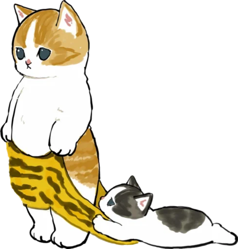 🩲 Стикер «Kittens mofu_sand 3» для Telegram