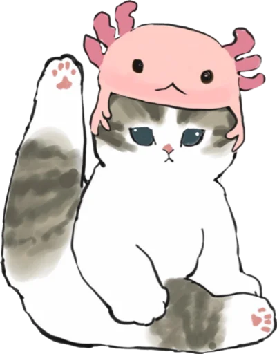 🐙 Стикер «Kittens mofu_sand 3» для Telegram