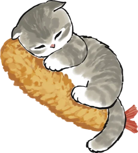 🍤 Стикер «Kittens mofu_sand 3» для Telegram