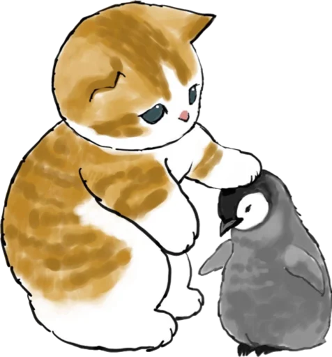 🥺 Стикер «Kittens mofu_sand 3» для Telegram