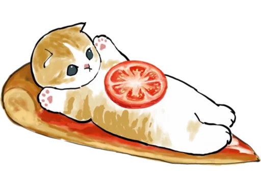 🍕 Стикер «Kittens mofu_sand 3» для Telegram