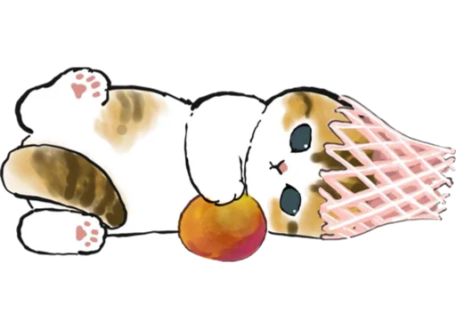 🍊 Стикер «Kittens mofu_sand 3» для Telegram