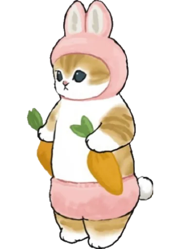 🐰 Стикер «Kittens mofu_sand 3» для Telegram