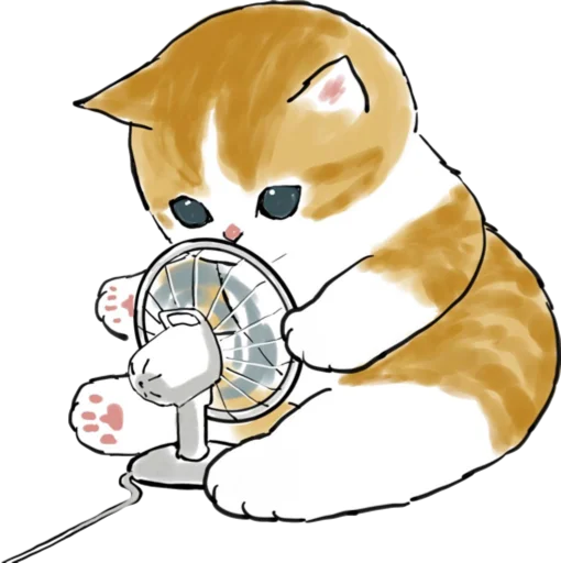 💨 Стикер «Kittens mofu_sand 3» для Telegram