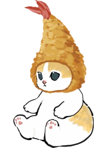 🍤 Стикер «Kittens mofu_sand 3» для Telegram