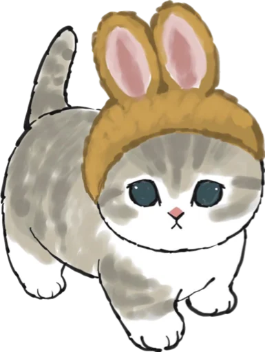 🐰 Стикер «Kittens mofu_sand 3» для Telegram