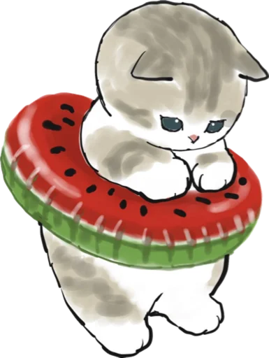 🍉 Стикер «Kittens mofu_sand 3» для Telegram