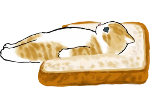 🍞 Стикер «Kittens mofu_sand 3» для Telegram