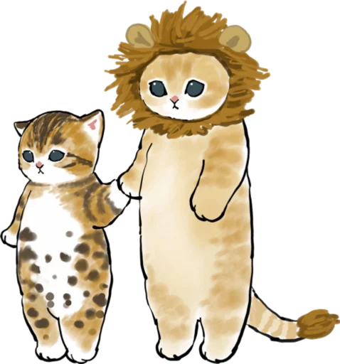 Стикерпак Kittens mofu_sand 3 для Telegram — скачать