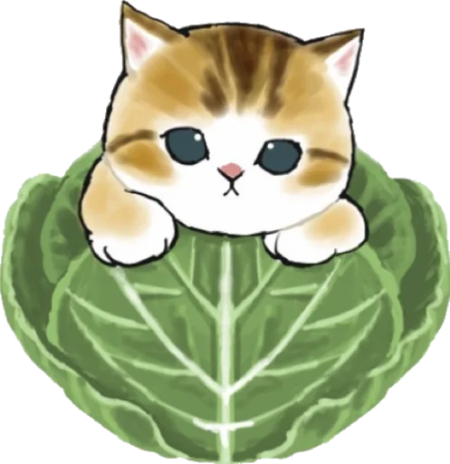 🥬 Стикер «Kittens mofu_sand 2» для Telegram