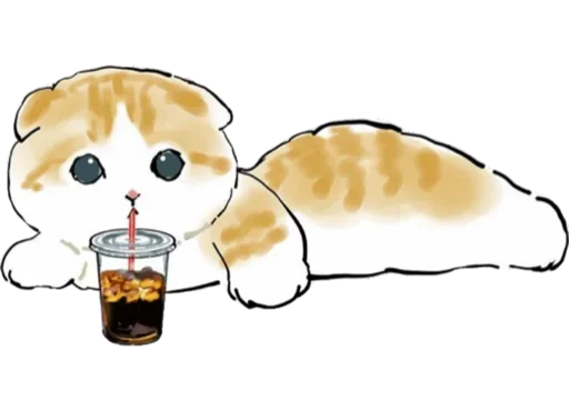 🥤 Стикер «Kittens mofu_sand 2» для Telegram