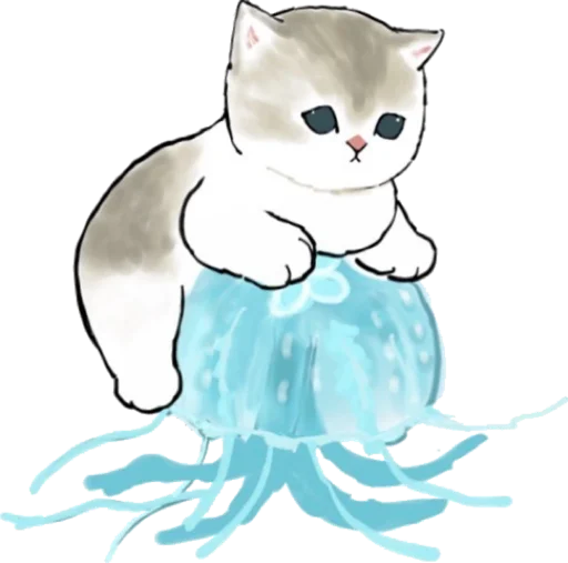 💧 Стикер «Kittens mofu_sand 2» для Telegram