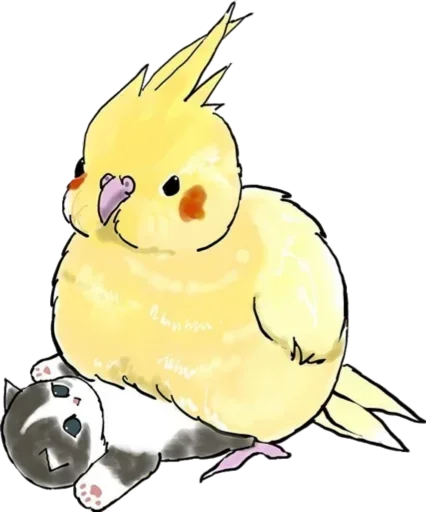 🦜 Стикер «Kittens mofu_sand 2» для Telegram