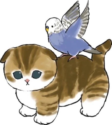 🦜 Стикер «Kittens mofu_sand 2» для Telegram