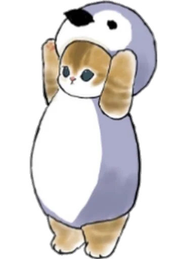 🐧 Стикер «Kittens mofu_sand 2» для Telegram