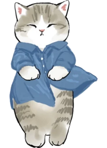👕 Стикер «Kittens mofu_sand 2» для Telegram
