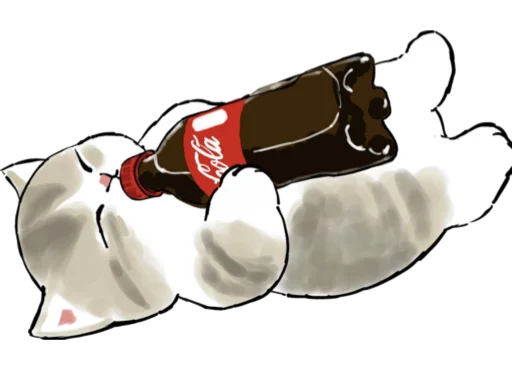 🥤 Стикер «Kittens mofu_sand 2» для Telegram