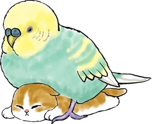 🦜 Стикер «Kittens mofu_sand 2» для Telegram
