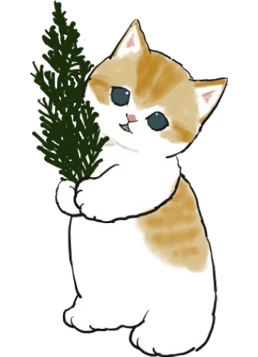 🌲 Стикер «Kittens mofu_sand 2» для Telegram