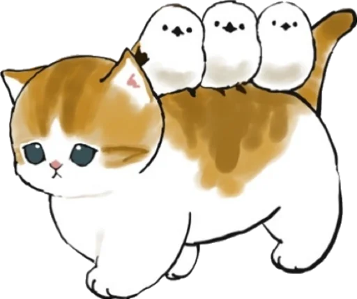 🦉 Стикер «Kittens mofu_sand 2» для Telegram