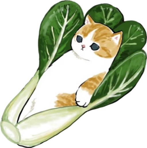 🥬 Стикер «Kittens mofu_sand 2» для Telegram