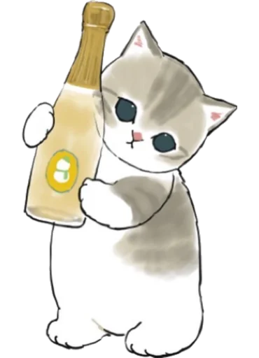 🍾 Стикер «Kittens mofu_sand 2» для Telegram