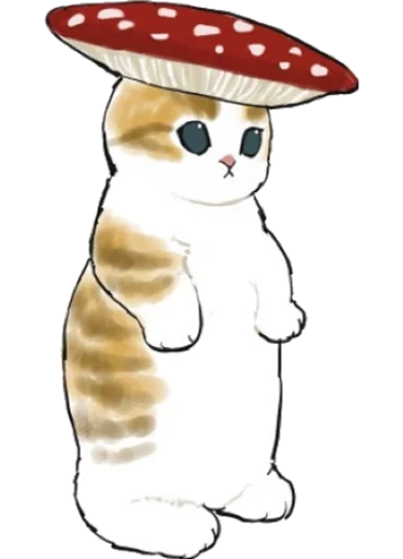 🍄 Стикер «Kittens mofu_sand 2» для Telegram