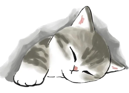 😴 Стикер «Kittens mofu_sand 2» для Telegram