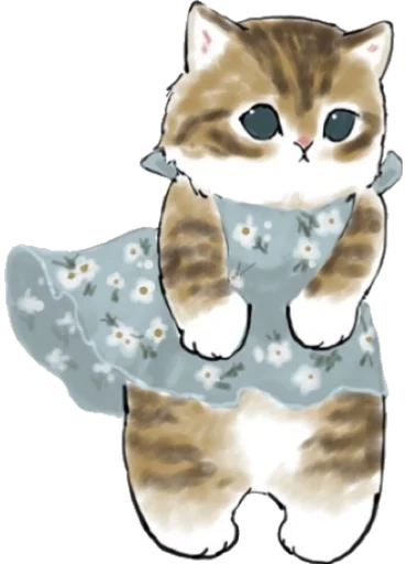👗 Стикер «Kittens mofu_sand 2» для Telegram
