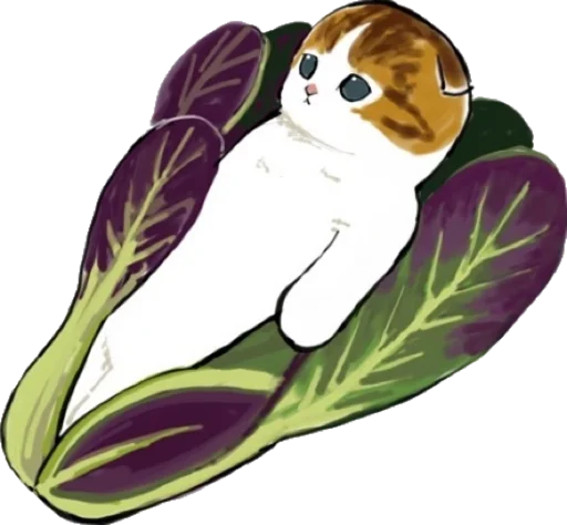 🥬 Стикер «Kittens mofu_sand 2» для Telegram