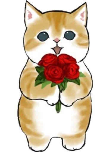 🌹 Стикер «Kittens mofu_sand 2» для Telegram