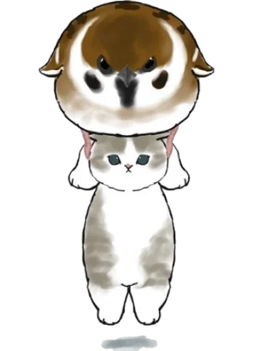 🦅 Стикер «Kittens mofu_sand 2» для Telegram
