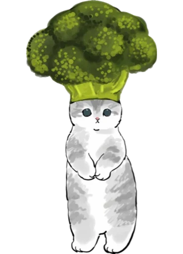 🥦 Стикер «Kittens mofu_sand 2» для Telegram