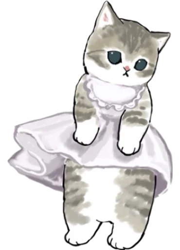 💃 Стикер «Kittens mofu_sand 2» для Telegram
