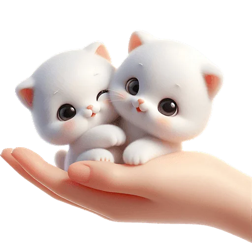 🤪 Стикер «Хаесинькие котята» для Telegram