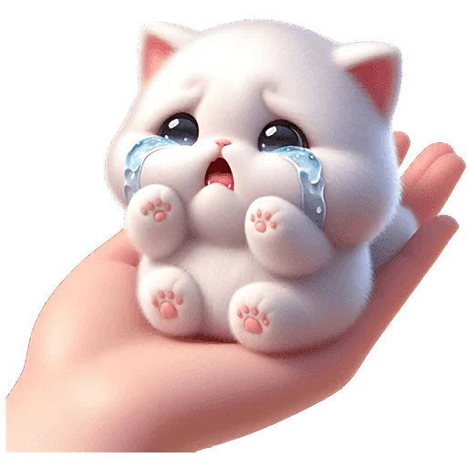 😭 Стикер «Хаесинькие котята» для Telegram