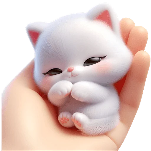 🥰 Стикер «Хаесинькие котята» для Telegram