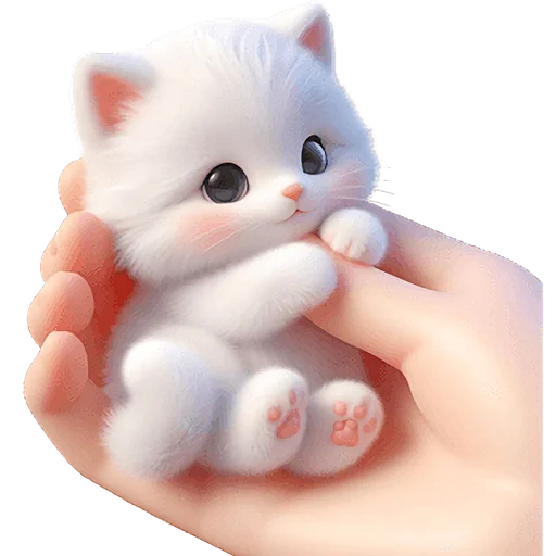 🐱 Стикер «Хаесинькие котята» для Telegram