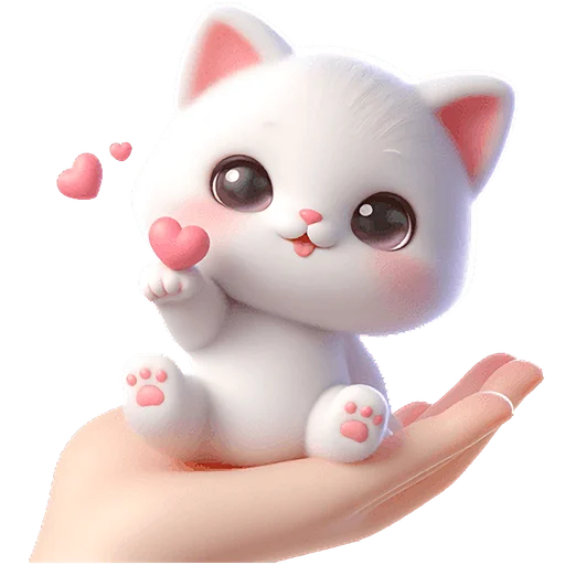 😘 Стикер «Хаесинькие котята» для Telegram