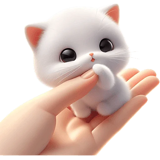 🤗 Стикер «Хаесинькие котята» для Telegram