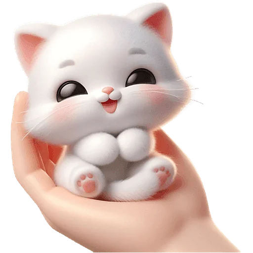 😁 Стикер «Хаесинькие котята» для Telegram