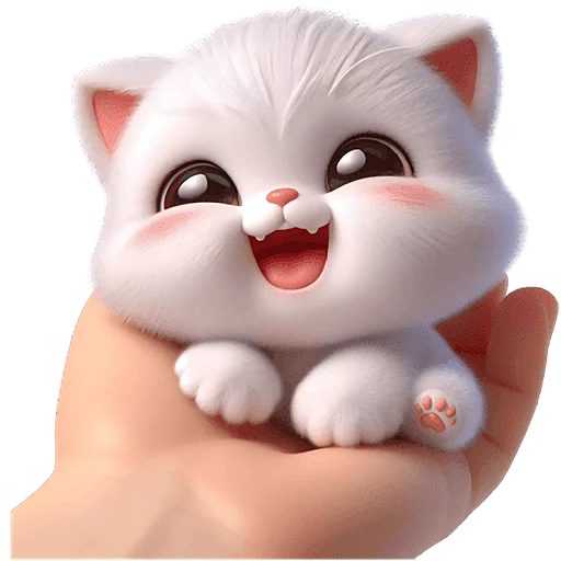 🤣 Стикер «Хаесинькие котята» для Telegram