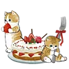 🐱 Эмодзи «≽^•⩊•^≼ котики ≽^•⩊•^≼» для Telegram