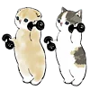 🐱 Эмодзи «≽^•⩊•^≼ котики ≽^•⩊•^≼» для Telegram